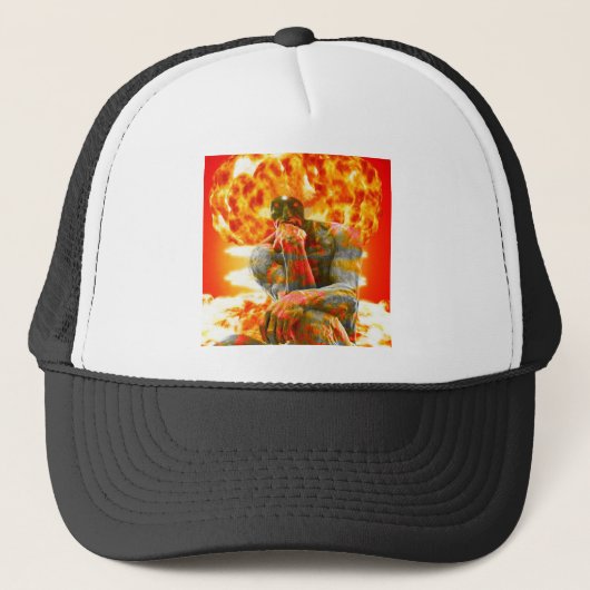 Atome Brainstorm Truckerkappe (Vorderseite)