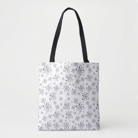Atome in Bewegung Tragetasche Tasche (Vorderseite)