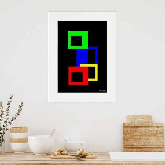 Atome - Platz? Poster (Küche)