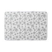 Atome Retro Atomalge Muster Badematte (Vorderseite)