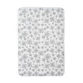 Atome Retro Atomalge Muster Badematte (Vorderseite Vertikal)