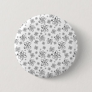 Atome Retro Atomalge Muster Button