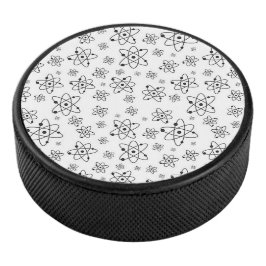 Atome Retro Atomalge Muster Eishockey Puck
