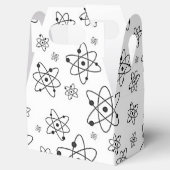 Atome Retro Atomalge Muster Geschenkschachtel (Geöffnet)