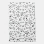 Atome Retro Atomalge Muster Geschirrtuch (Vertikal)