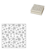 Atome Retro Atomalge Muster Gummistempel (Stempel)