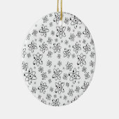 Atome Retro Atomalge Muster Keramik Ornament (Rechts)