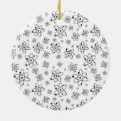 Atome Retro Atomalge Muster Keramik Ornament (Hinten)