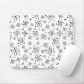 Atome Retro Atomalge Muster Mousepad (Mit Mouse)