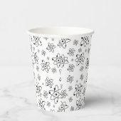 Atome Retro Atomalge Muster Pappbecher (Rechts)