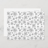 Atome Retro Atomalge Muster Postkarte (Vorne/Hinten)