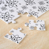 Atome Retro Atomalge Muster Puzzle (Seite)