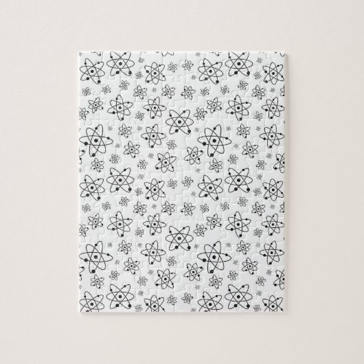 Atome Retro Atomalge Muster Puzzle (Vertikal)