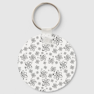 Atome Retro Atomalge Muster Schlüsselanhänger