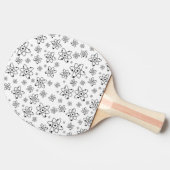 Atome Retro Atomalge Muster Tischtennis Schläger (Seitenansicht)