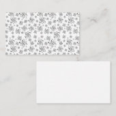 Atome Retro Atomalge Muster Visitenkarte (Vorne/Hinten)