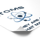 Atome sind alles wichtig fotodruck (Ecke)
