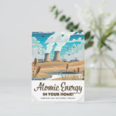 Atomenergie Kommerziell Einladungspostkarte (Stehend Vorderseite)