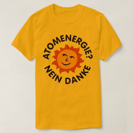 Atomenergie? Nein T-Shirt (Design vorne)
