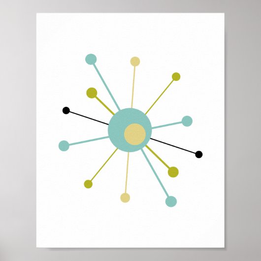 Atomenergie-Sternexplosion Mitte des Jahrhunderts  Poster (Vorne)