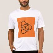 Atomenergie-Symbol-Wissenschaft und Technik für Po T-Shirt (Vorderseite)