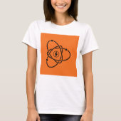 Atomenergie-Symbol-Wissenschaft und Technik für Po T-Shirt (Vorderseite)