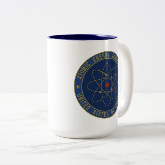 Atomenergiekommission Zweifarbige Tasse (VorderseiteRechts)