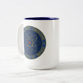 Atomenergiekommission Zweifarbige Tasse (Vorderseite Links)