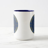 Atomenergiekommission Zweifarbige Tasse (Mittel)