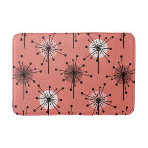 Atomera Sputnik Sternexplosion Blume Lachs Rosa Badematte