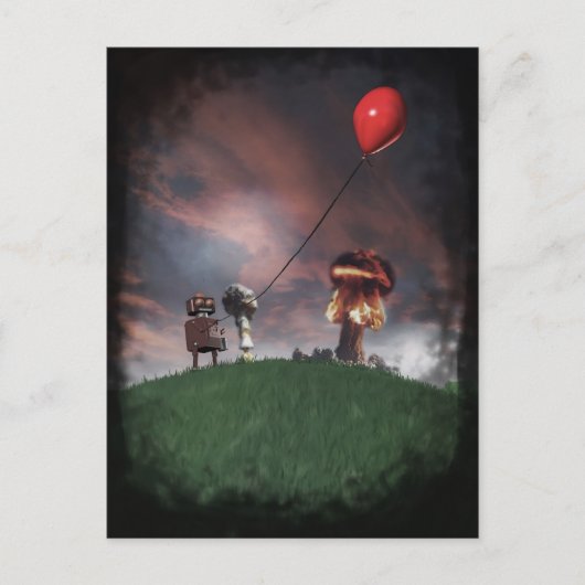 Atomernte Postkarte (Vorderseite)