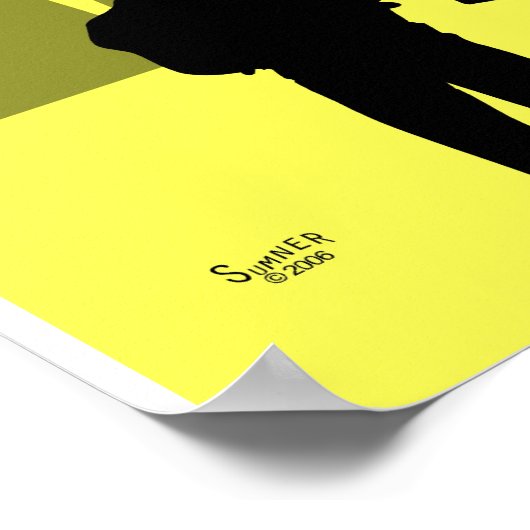 Atomfamilie Gold Poster (Ecke)