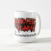 ATOMfaust-DURCHSCHLAG Tasse! Kaffeetasse (VorderseiteRechts)