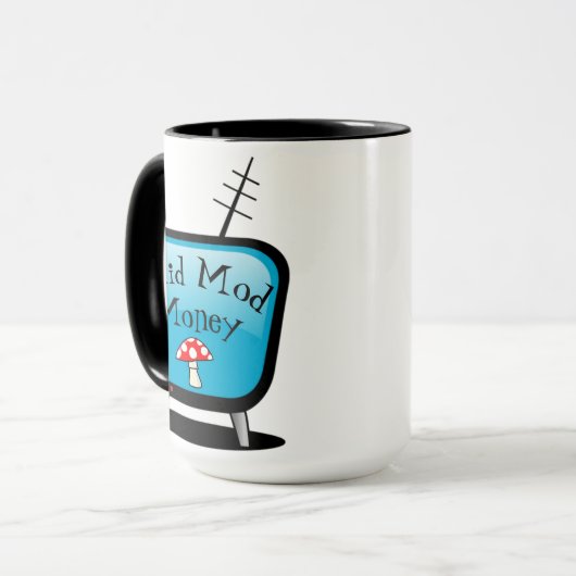 Atomfernsehen Tasse (Vorderseite Links)