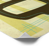 Atomförmige Formen Poster (Ecke)