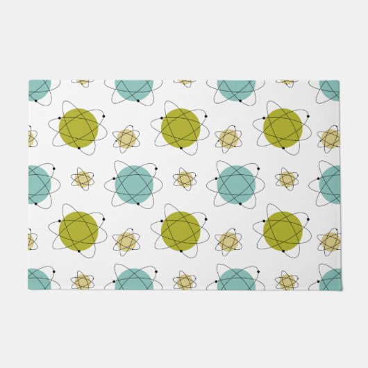 Atomforschung Mitte des Jahrhunderts Modernes Must Fußmatte (Vorderseite)