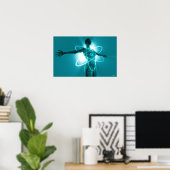 Atomfrau Poster (Heimbüro)