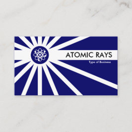 Atomfreilaufen - Dunkelblau Visitenkarte