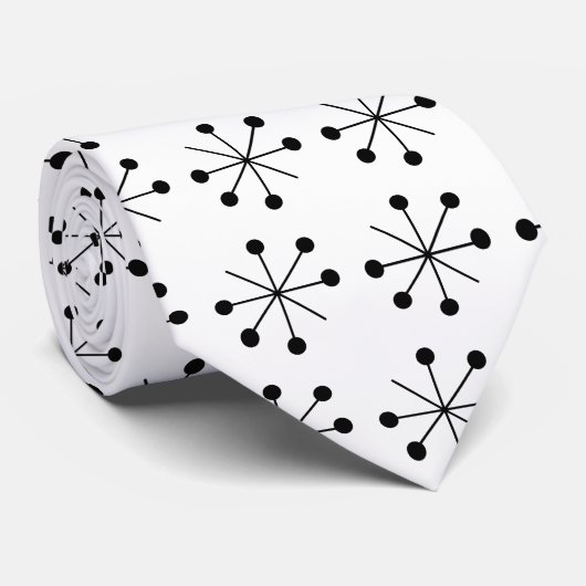 Atomfünfziger jahre Art Hals-Krawatte Krawatte (Gerollt)