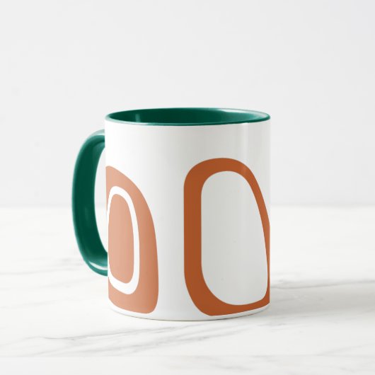 Atomfünfziger jahre Art Kaffee-Tasse Tasse (Vorderseite Links)