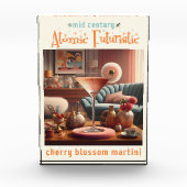 Atomfuturistic Cherry Blossom Martini Fotoblock (Vorderseite)