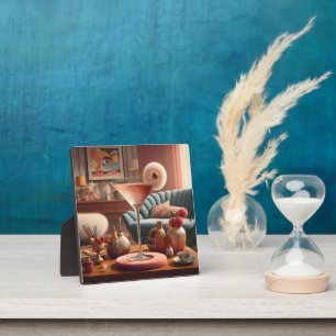 Atomfuturistic Cherry Blossom Martini Fotoplatte