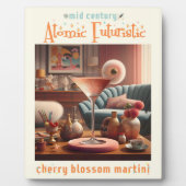 Atomfuturistic Cherry Blossom Martini Fotoplatte (Vorderseite)
