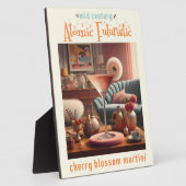 Atomfuturistic Cherry Blossom Martini Fotoplatte (Seite)