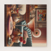 Atomfuturistic Cherry Blossom Martini Puzzle (Horizontal)