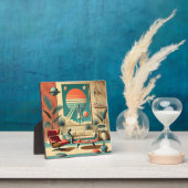 Atomfuturistic Florida Space Age Family Room Fotoplatte (InSitu)