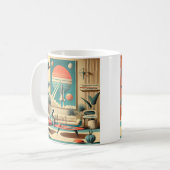 Atomfuturistic Florida Space Age Family Room Kaffeetasse (Vorderseite Links)