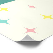 Atomfuturistic Florida Space Age Family Room Poster (Ecke)