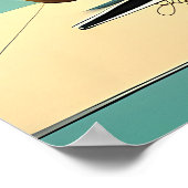 Atomfuturistic Florida Space Age Family Room Poster (Ecke)