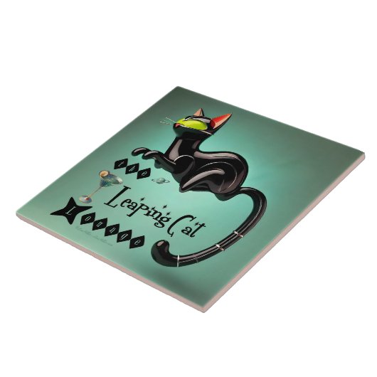 Atomfuturistic The Leaping Cat Lounge Fliese (Seite)